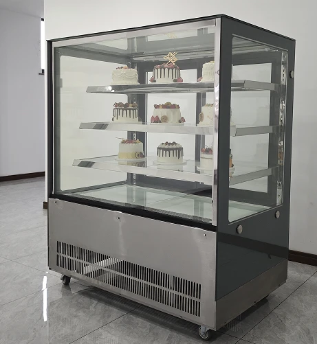 Customized Large Straight Cake Display Case